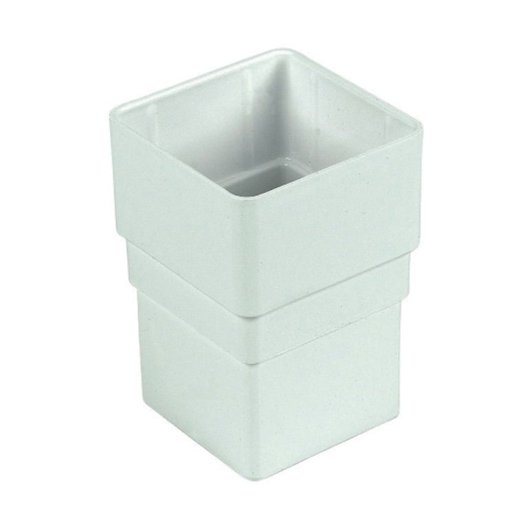 Floplast Square Downpipe Connector 65mm - JJ Building Materials