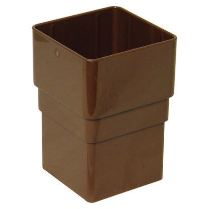 Floplast Square Downpipe Connector 65mm