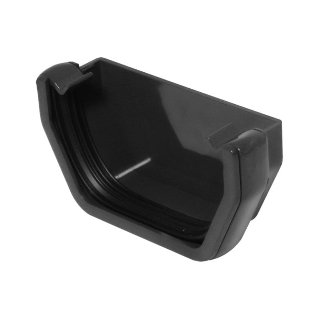 Floplast Square External Stop End For Gutter - JJ Building Materials