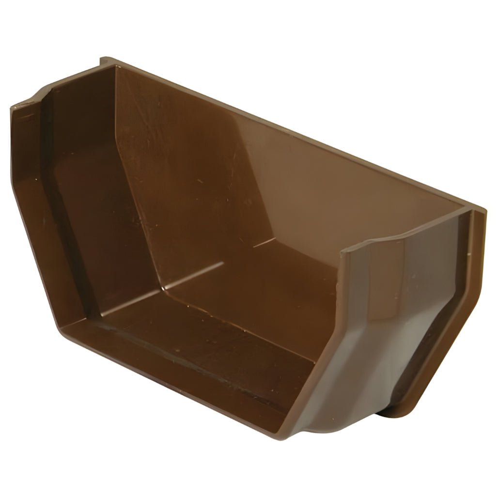 Floplast Square Internal Stop End For Gutter - JJ Building Materials