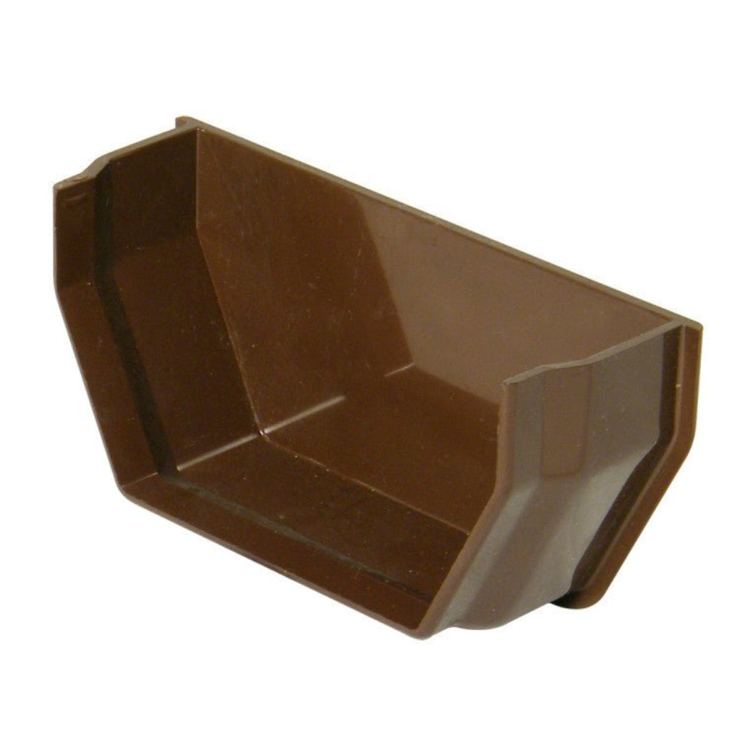 Floplast Square Internal Stop End For Gutter - JJ Building Materials