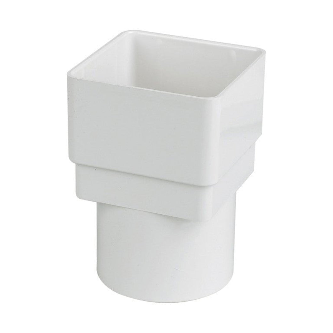 Floplast Square To Round Downpipe Connector - JJ Building Materials