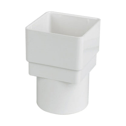 Floplast Square To Round Downpipe Connector - JJ Building Materials