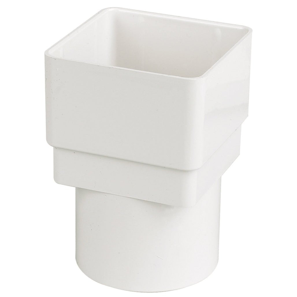 Floplast Square To Round Downpipe Connector - JJ Building Materials