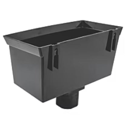 Floplast Universal Hopper For 65m to 68mm Downpipe - JJ Building Materials