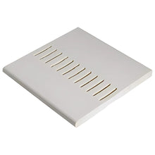 Floplast White 5m Soffit Board Vented Single Round Edge