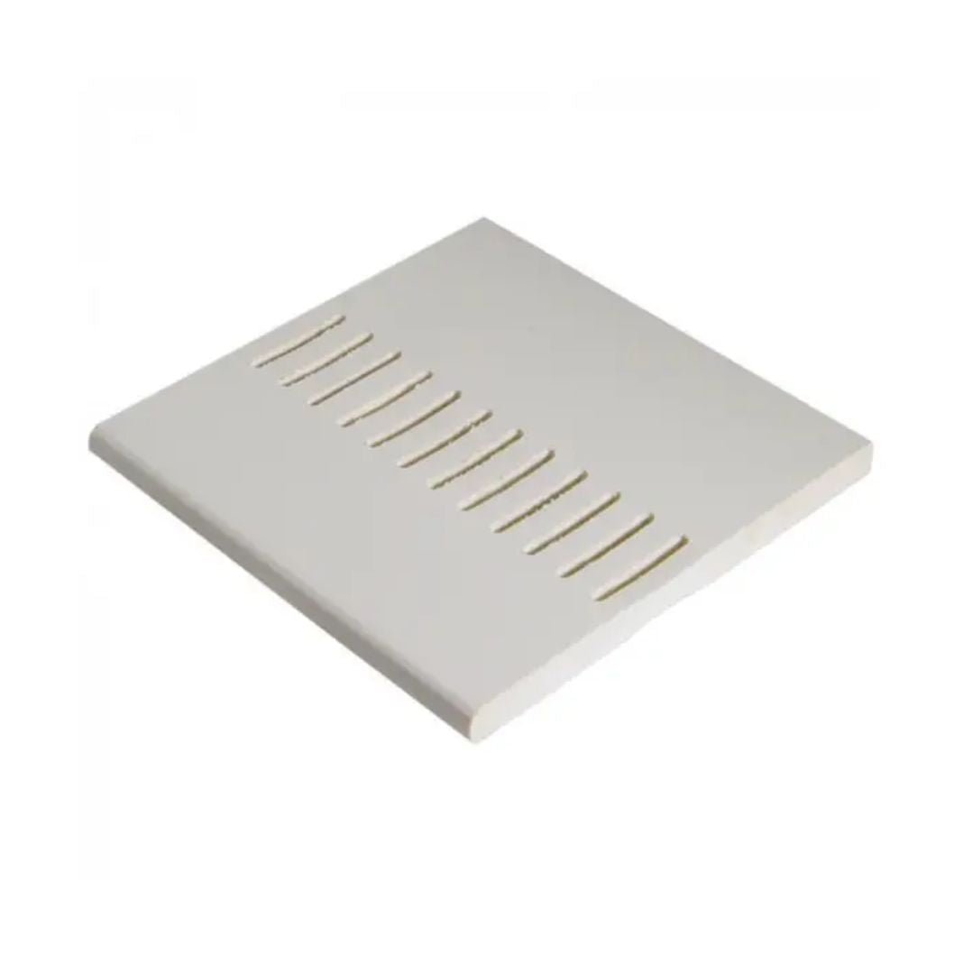 Floplast White 5m Soffit Board Vented Single Round Edge - JJ Building Materials