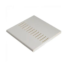 Floplast White 5m Soffit Board Vented Single Round Edge - JJ Building Materials