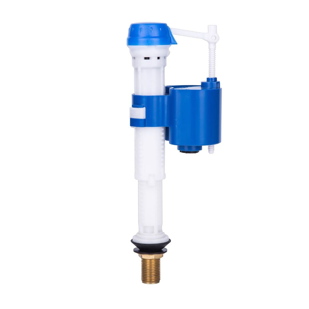 FlushDaddy Bottom Entry Anti Syphon Adjustable Fill Valve c/w 1/2" Brass Tail - JJ Building Materials