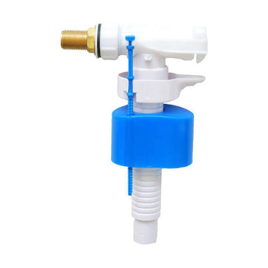 FlushDaddy Side Entry Anti Syphon Adjustable Fill Valve c/w 1/2" Brass Tail - JJ Building Materials