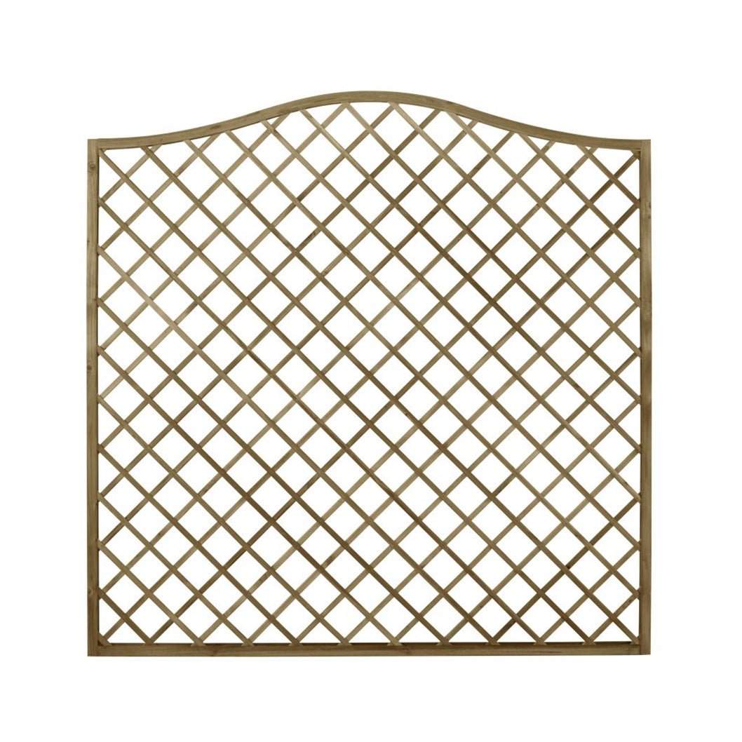 Forest 1.8m x 1.8m Pressure Treated Decorative Europa Hamburg Garden Screen - JJ Building Materials