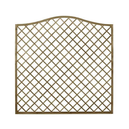 Forest 1.8m x 1.8m Pressure Treated Decorative Europa Hamburg Garden Screen - JJ Building Materials