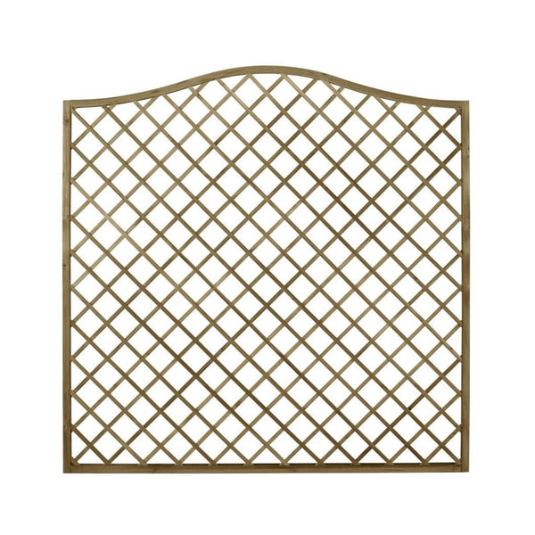 Forest 1.8m x 1.8m Pressure Treated Decorative Europa Hamburg Garden Screen - JJ Building Materials