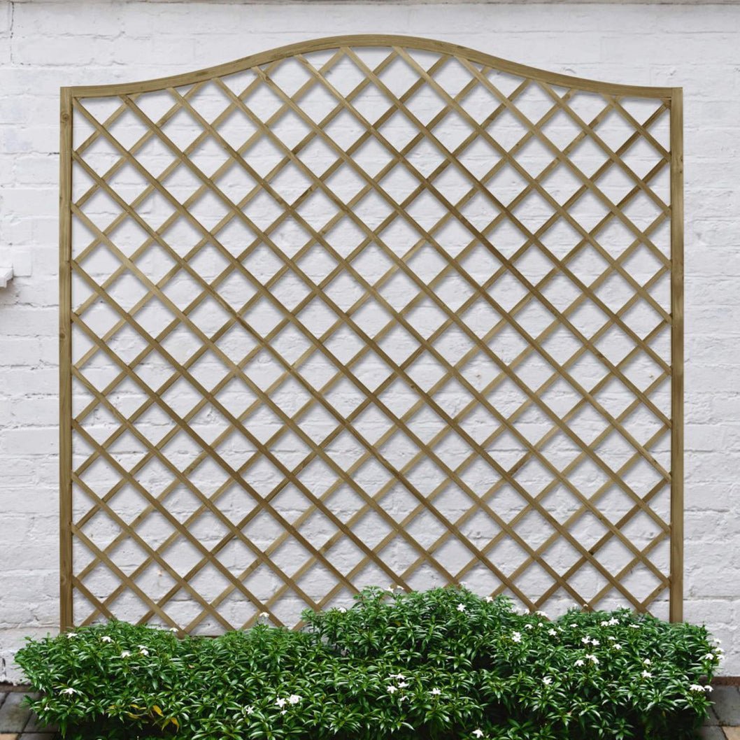 Forest 1.8m x 1.8m Pressure Treated Decorative Europa Hamburg Garden Screen - JJ Building Materials