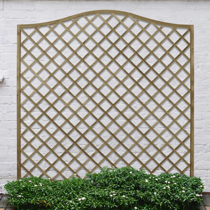 Forest 1.8m x 1.8m Pressure Treated Decorative Europa Hamburg Garden Screen - JJ Building Materials