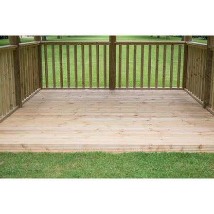 Forest 3.5m Square Wooden Gazebo with Timber Roof - JJ Building Materials