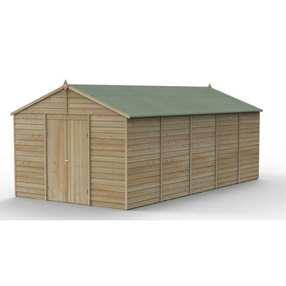 Forest 4LIFE Apex Shed 10x20 - Double Door - No Windows - JJ Building Materials