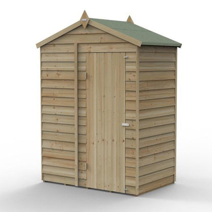 Forest 4LIFE Apex Shed 5x3 - Single Door - 2 Window - JJ Building Materials