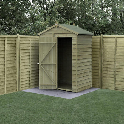 Forest 4LIFE Apex Shed 5x3 - Single Door - 2 Window - JJ Building Materials