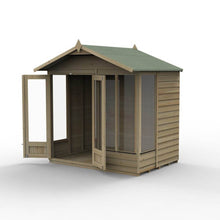 Forest 4LIFE Apex Summerhouse 7×5 – Double Door – 4 Window - JJ Building Materials