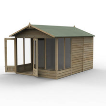 Forest 4LIFE Apex Summerhouse 8×12 – Double Door – 6 Window - JJ Building Materials