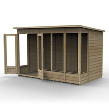 Forest 4LIFE Pent Summerhouse 10×6 – Double Door – 5 Window - JJ Building Materials