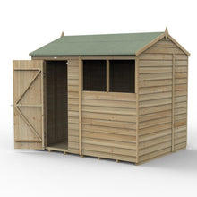 Forest 4LIFE Reverse Apex Shed 8x6 - Single Door - 2 Windows - JJ Building Materials