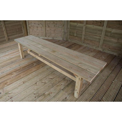 Forest 5.1m Premium Oval Wooden Gazebo with Timber Roof and Benches - JJ Building Materials