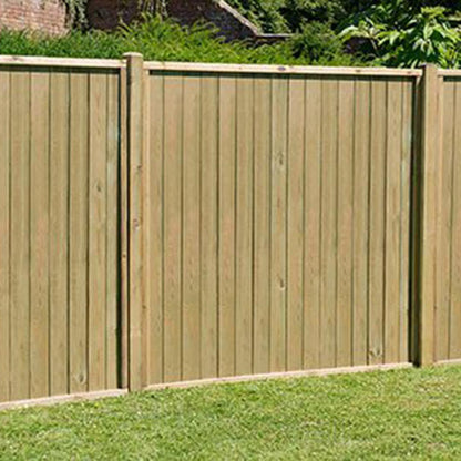 Forest 6ft (1.83m x 1.83m) Pressure Treated Vertical Tongue and Groove Fence Panel - JJ Building Materials