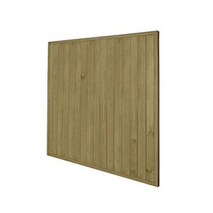 Forest 6ft (1.83m x 1.83m) Pressure Treated Vertical Tongue and Groove Fence Panel - JJ Building Materials