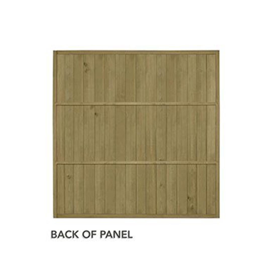 Forest 6ft (1.83m x 1.83m) Pressure Treated Vertical Tongue and Groove Fence Panel - JJ Building Materials