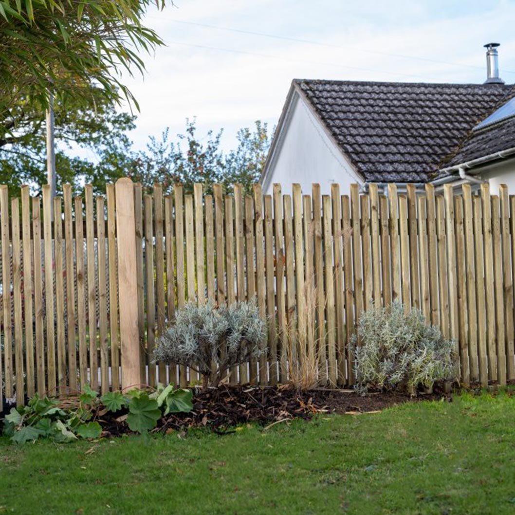 Forest 6ft x 3ft (1.83m x 0.9m) Pressure Treated Contemporary Picket Fence Panel - JJ Building Materials
