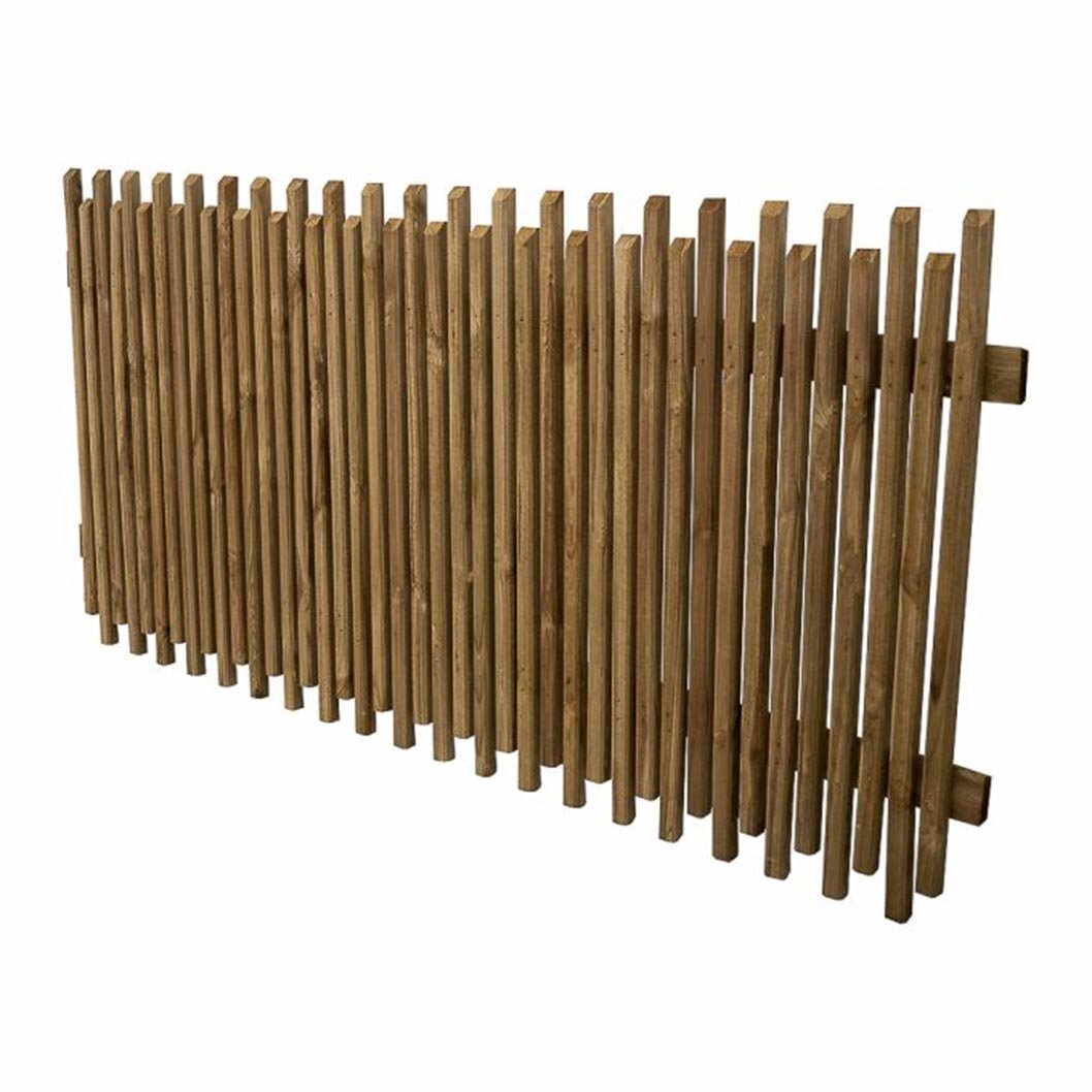 Forest 6ft x 3ft (1.83m x 0.9m) Pressure Treated Contemporary Picket Fence Panel - JJ Building Materials