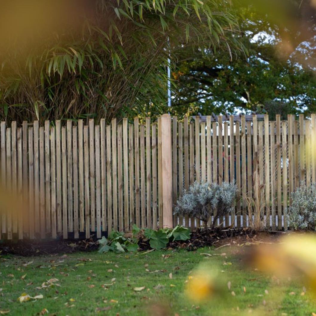 Forest 6ft x 3ft (1.83m x 0.9m) Pressure Treated Contemporary Picket Fence Panel - JJ Building Materials