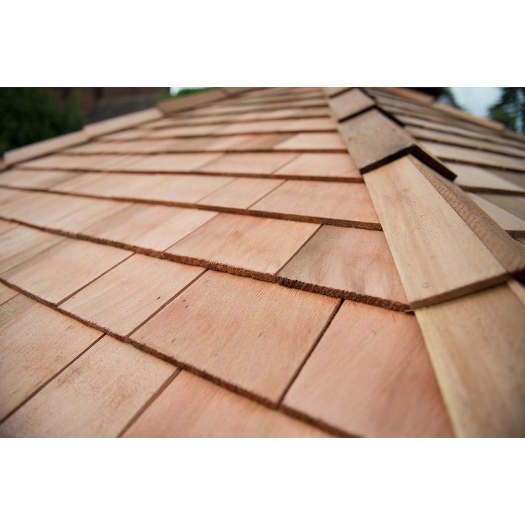 Forest 6m Premium Oval Wooden Gazebo with Cedar Roof - JJ Building Materials