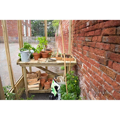 Forest 6x4ft Wallscape Lean-to Greenhouse No Back - JJ Building Materials