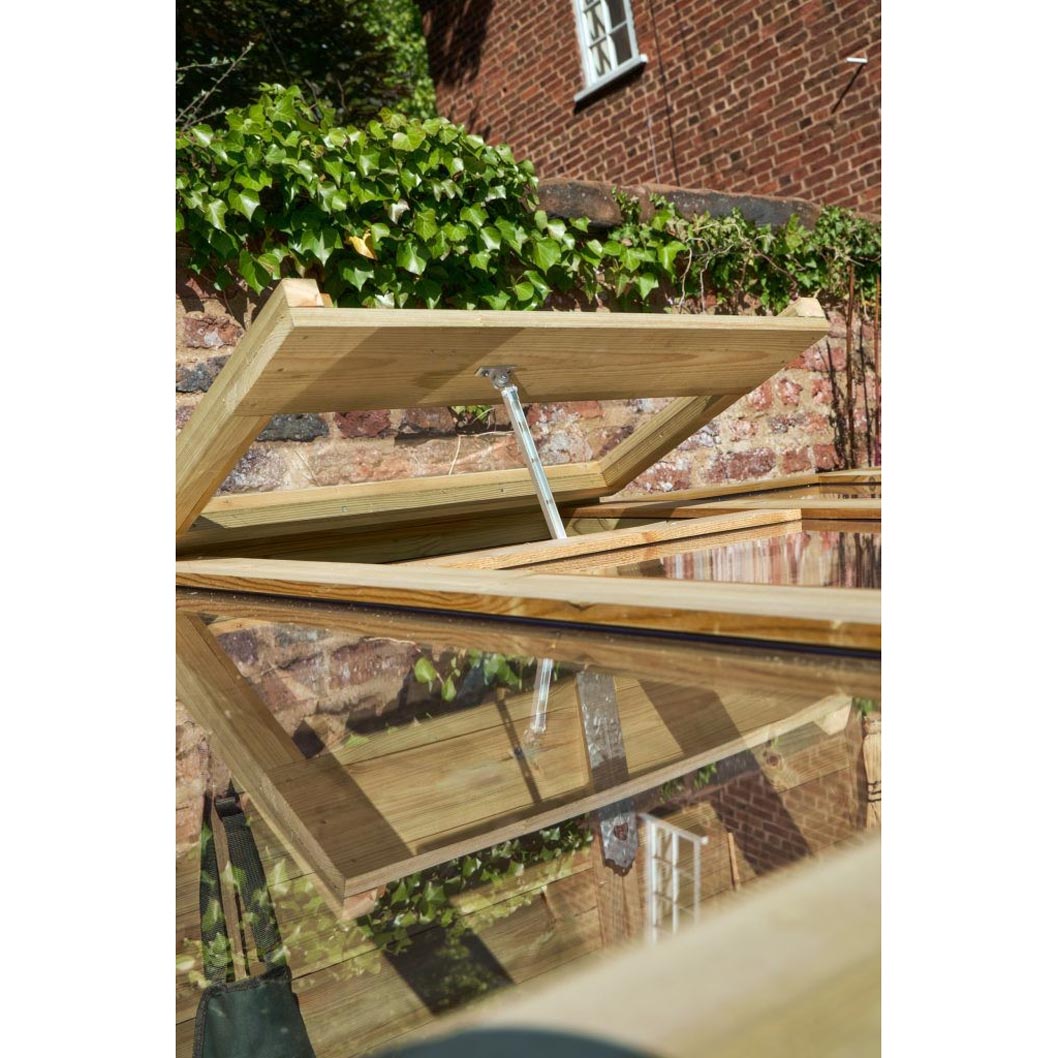 Forest 6x4ft Wallscape Lean-to Greenhouse No Back - JJ Building Materials
