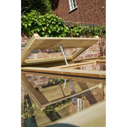 Forest 8x4ft Wallscape Lean-to Greenhouse No Back - JJ Building Materials