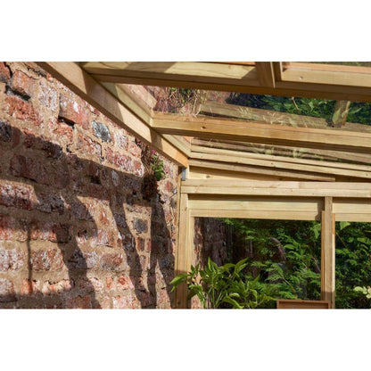 Forest 8x4ft Wallscape Lean-to Greenhouse No Back - JJ Building Materials