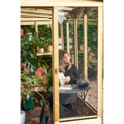 Forest 8x4ft Wallscape Lean-to Greenhouse No Back - JJ Building Materials