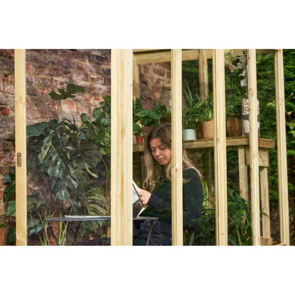 Forest 8x4ft Wallscape Lean-to Greenhouse No Back - JJ Building Materials