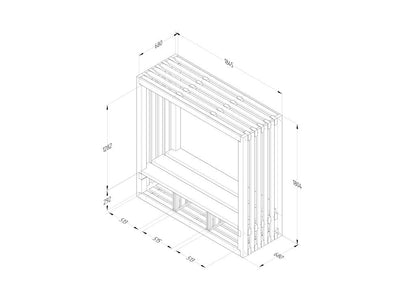 Forest Amalfi Garden Arbour - JJ Building Materials