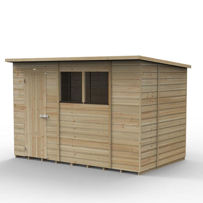 Forest Beckwood 10x6 Pent Shed - 2 Windows - JJ Building Materials
