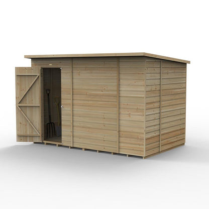 Forest Beckwood 10x6 Pent Shed - No Windows - JJ Building Materials