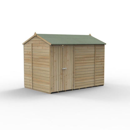 Forest Beckwood 10x6 Reverse Apex Shed - No Windows - Double Door - JJ Building Materials