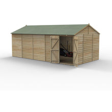 Forest Beckwood 20x10 Reverse Apex Shed - No Windows - Double Door - JJ Building Materials