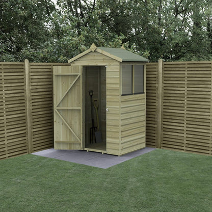 Forest Beckwood 4x3 Apex Shed - 2 Windows - JJ Building Materials