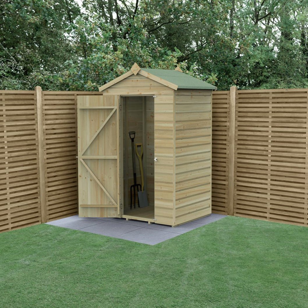 Forest Beckwood 4x3 Apex Shed - No Windows - JJ Building Materials