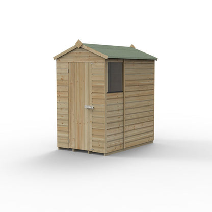 Forest Beckwood 4x6 Apex Shed - 1 Window - JJ Building Materials
