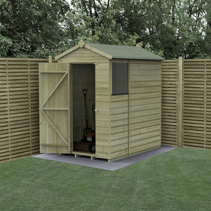 Forest Beckwood 4x6 Apex Shed - 1 Window - JJ Building Materials
